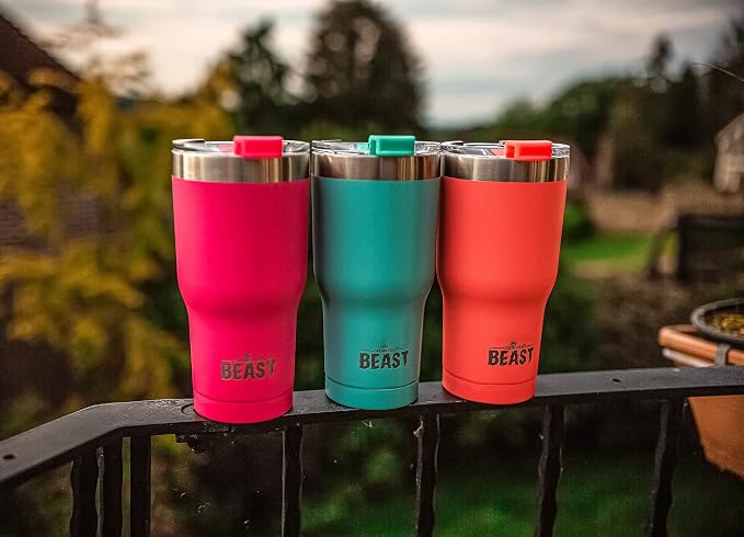 Beast 30 oz Tumbler Stainless Steel Vacuum Insulated Coffee Ice Cup Double Wall - Image 8