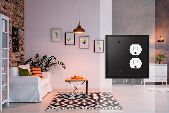 Modern Edge Decorative Wall Plate Switch Plate Outlet Cover, Durable Solid Zinc - Image 5