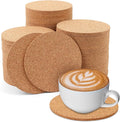 100 Pcs Cork Coasters for Drinks Thicken Blank Coasters DIY Crafts Absorbent by Droutti
