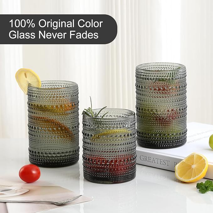 ZMOWIPDL Drinking Glasses Set of 12, - Image 3