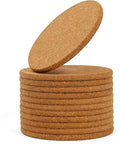 Noe & Malu 4-Inch Round Absorbent Natural Cork Coasters, cups and mugs. by NoeMalu