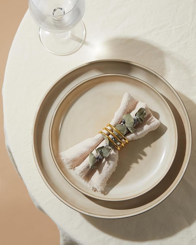 Stoneware Dinnerware Sets Service - Image 4