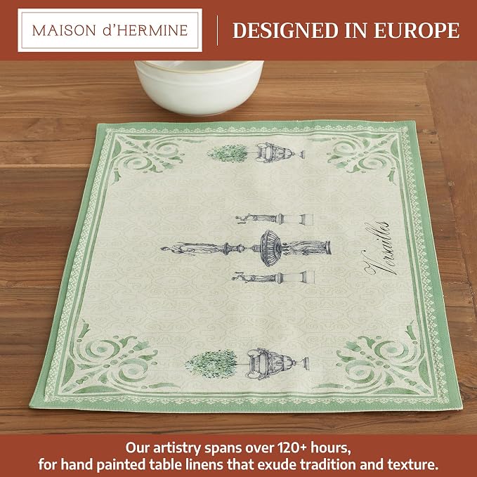 Maison d' Hermine Placemats Set of 2 Reusable 100% Cotton | Cloth Place Mats - Image 2