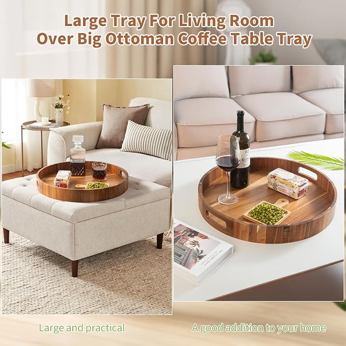 Large Ottoman Tray, Large Serving Tray - Image 3