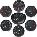 Car Speedometer Coasters Leather Round Drink Coasters 6 Pcs Set by Yopiiefa
