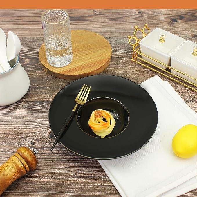Ceramics Rimmed Soup Bowls 8.6 oz, Pasta plates - Image 6