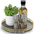 AMH 10-Inch Green Marble Lazy Susan by AMH