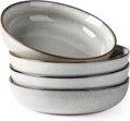 GBhome 8.75'' Large Ceramic Pasta Bowls, 38oz Stoneware Pasta Serving Bowls Set by GBhome