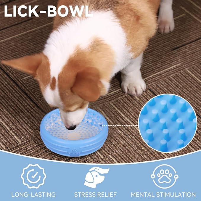 Dog Lick Bowl, Animire Freeze Lick Mat - Image 8