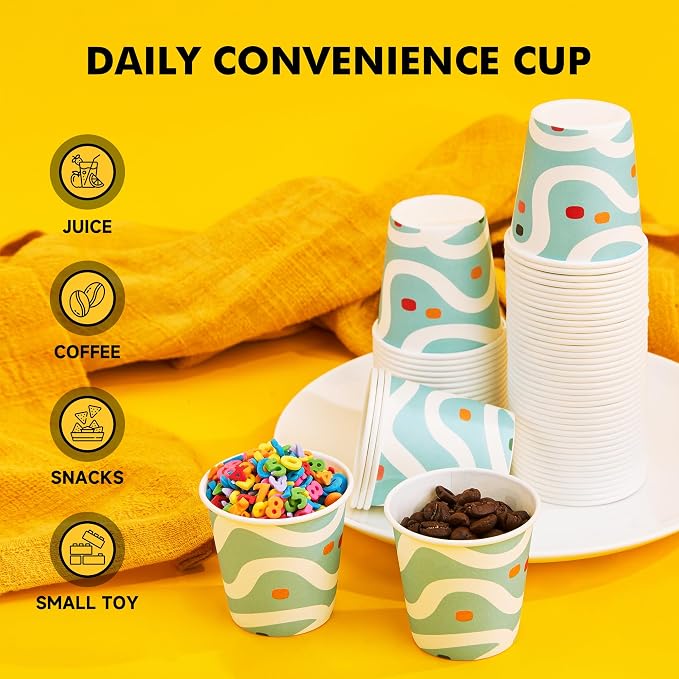 RACETOP 3 oz Bathroom Cups 300 Pack, Small Paper Cups, Disposable, Mini - Image 5