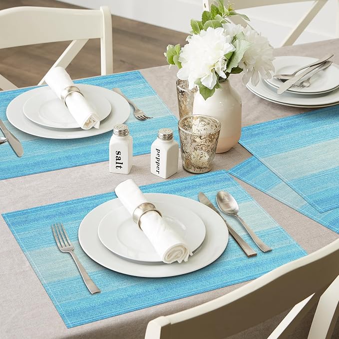 Placemats, Placemats Set of 4 Washable Place Mats, Heat Resistant Table Mats - Image 2