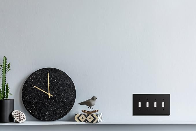 Modern Edge Decorative Wall Plate Switch Plate Outlet Cover, Durable Solid Zinc - Image 7