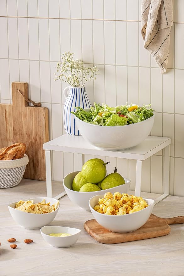 Porcelain Serving Bowls set for Entertaining, 3-11-20-32-50 Ounce, Scratch - Image 6