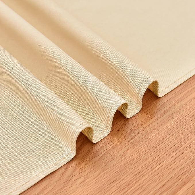 Faux Linen Small Table Runner Water Resistant 13 x 36 in, Coffee Table Runner - Image 6