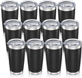 20 oz Tumbler with Lid Stainless Steel Insulated Tumblers Bulk Cups Mug | by Orebigo