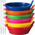 20 Oz Cereal Bowls with Built-In Straws BPA-Free Kids Bowls | Reusable Plastic by JoyServe