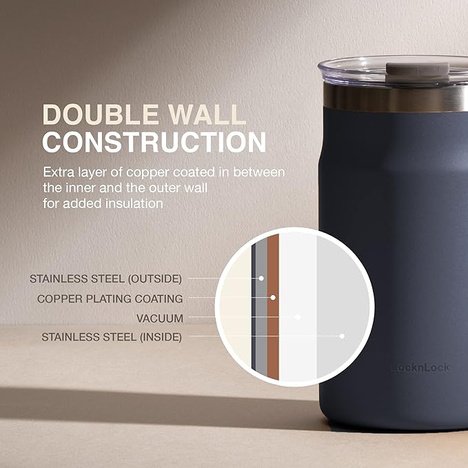 LocknLock Metro Mug Premium 18/8 Stainless Steel Double Wall Insulated - Image 4