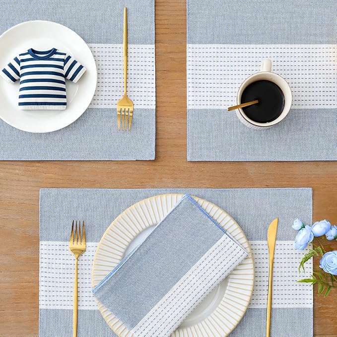 Wracra Linen Placemats Set of 6 - Image 6
