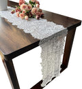 5 pcs White Lace Table Runner 14 x 120 Inch Vintage Rustic Table Runner by Unknown