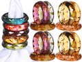 Resin Napkin Rings, Spring Color Epoxy Holders | Epoxy resin, glossy finish by CLEENTABLE