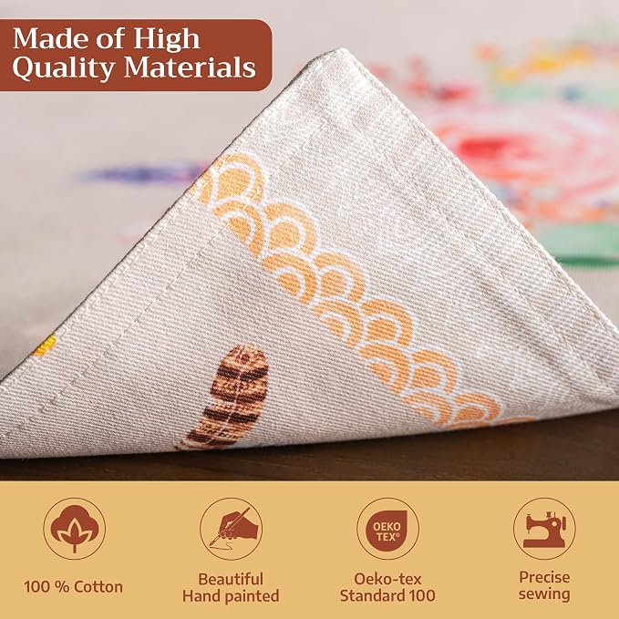 Maison d' Hermine Placemats Set of 4 Reusable 100% Cotton | Cloth Place Mats - Image 3