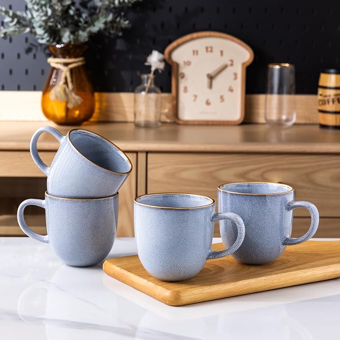 AmorArc 12oz Coffee Mugs, Ceramic Coffee Mugs set of 4 - Image 5