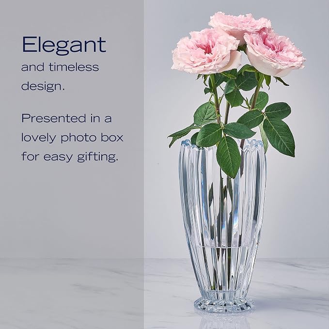 Mikasa Estate Crystal Vase, 11 Inch - Image 6