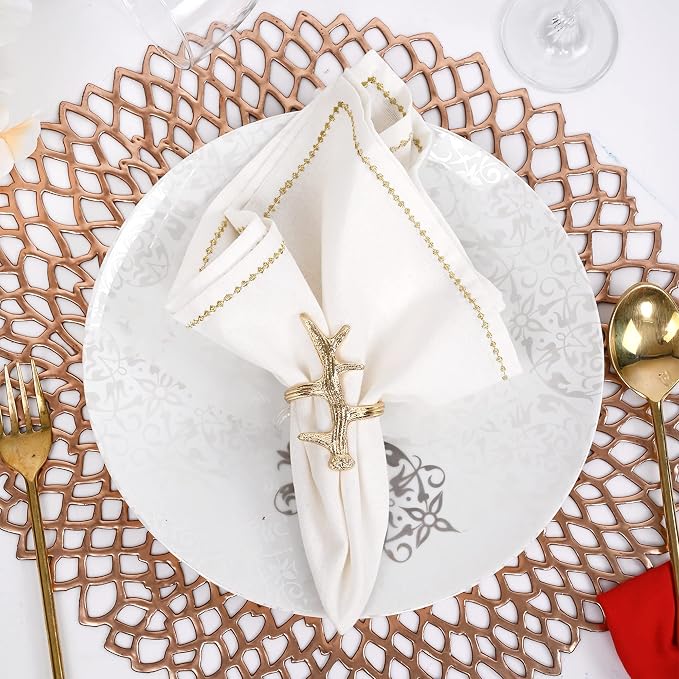 12 Pcs Napkin Rings Set - Image 6