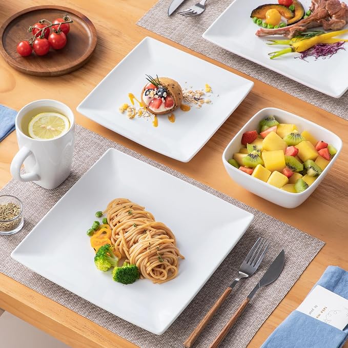 vancasso Soho Dinnerware Sets 24 Pieces, Dinner Plate, Dessert Plate, Cups and - Image 8