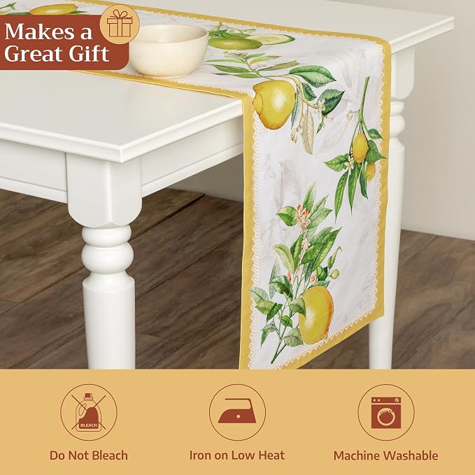 Maison d' Hermine Table Runner 100% Cotton 14.50" x 72" | Table Runners 72 - Image 5