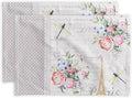 Maison d' Hermine Placemats Set of 2 Reusable 100% Cotton | Cloth Place Mats by MaisondHermine