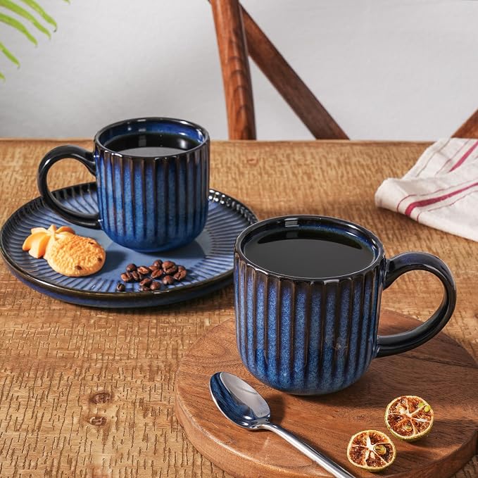 famiware Coffee Mugs Set of 4, Starlight 11 oz Mug Cup Set - Image 3