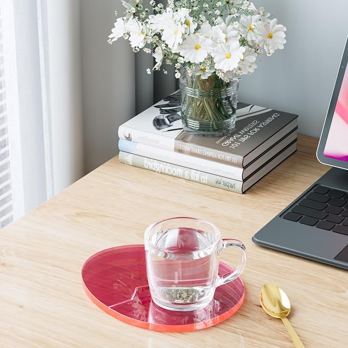 Acrylic Coaster Decorative Plates, Office Desk Accessories - Image 2