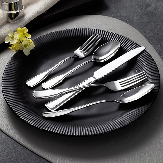 20 Piece Silverware Set for 4, 18/10 Stainless Steel | 18/10 Stainless Steel - Image 7