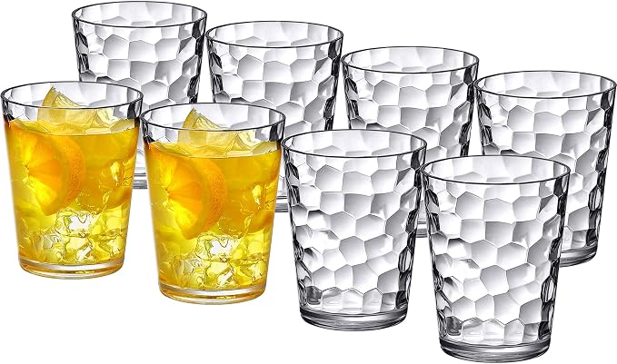 Amazing Abby - Iceberg - 10-Ounce Plastic Tumblers, Plastic Drinking Glasses by AmazingAbby