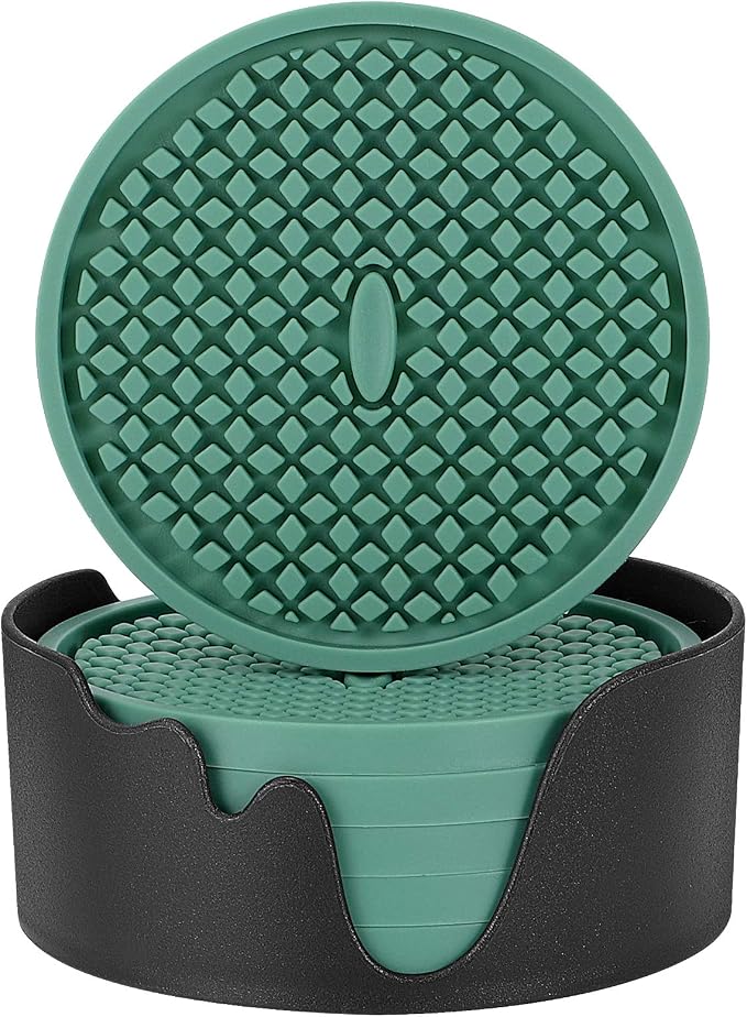 ME.FAN Silicone Coasters Thickened Drink Coasters by MEFAN