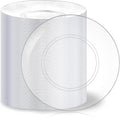 100pcs Clear Plastic Plates for Party by Hioasis