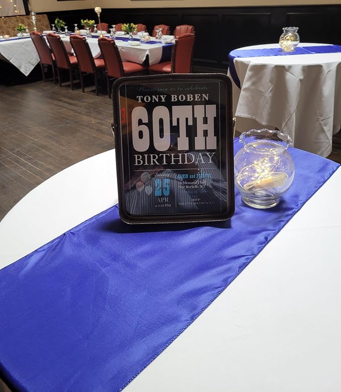 Satin Red Table Runners 10 Pack - Image 8