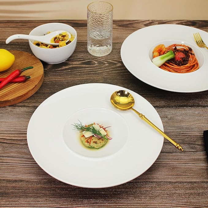 Ceramics Rimmed Soup Bowls 8.6 oz, Pasta plates - Image 6