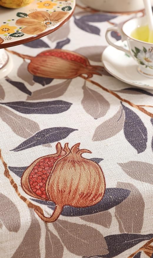 Patdrea Designer French Vintage Linen Table Runner, Floral Pattern, - Image 4