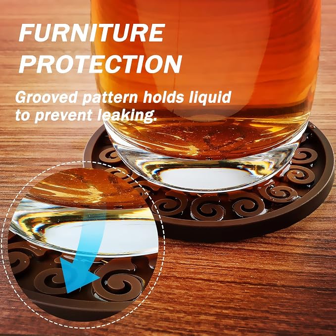 Coasters for Drinks, Silicone Coasters - Image 4