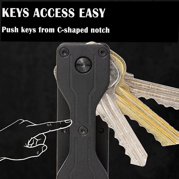 Key Organizer Minimalist Innovative Keyholder Compact Keys Organizer Smart - Image 3