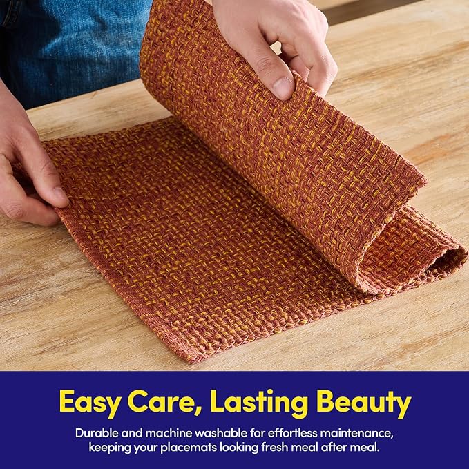 Sweet Home Collection 100% Cotton Placemats - Image 7
