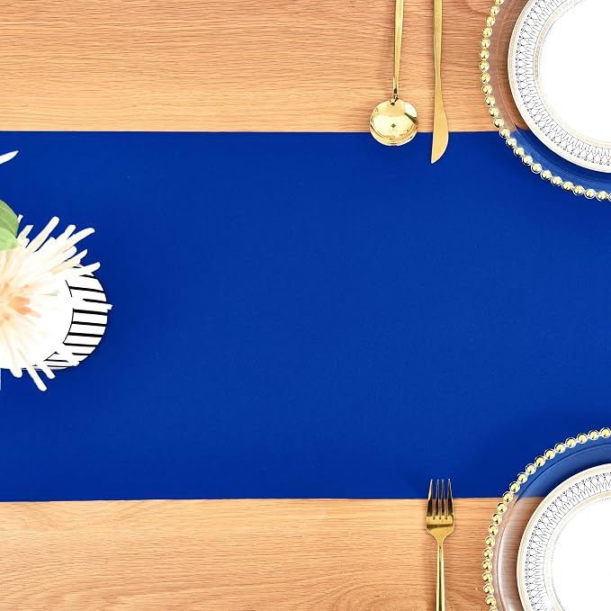 Farmhouse Blue Table Runner Dining Table Runners 48 Inches Long Coffee Table - Image 7