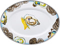 Golden Rabbit Enamelware Oval Platter, 12 x 16in, Oyster | 12 x 16in by GoldenRabbitEnamelware