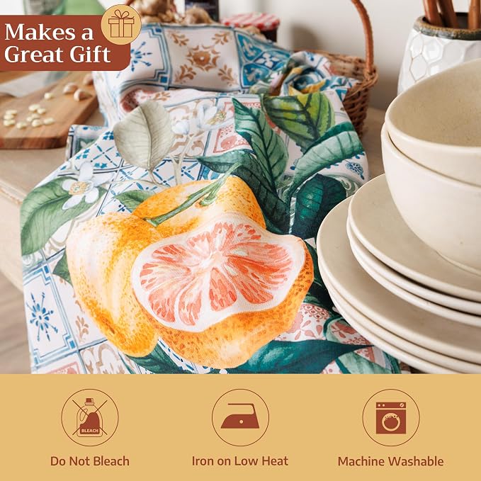 Maison d' Hermine Placemats Set of 4 Reusable 100% Cotton | Cloth Place Mats - Image 5