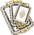 3 Pack Metal Serving Trays by Unknown
