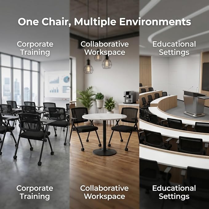 100 Pack Folding Office Chair - Image 4