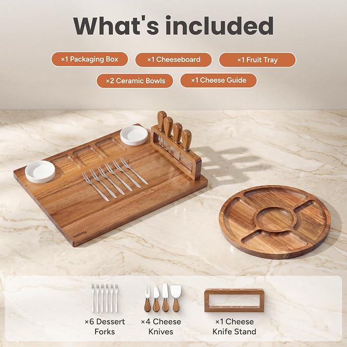 SMIRLY Charcuterie Board Set - Image 2