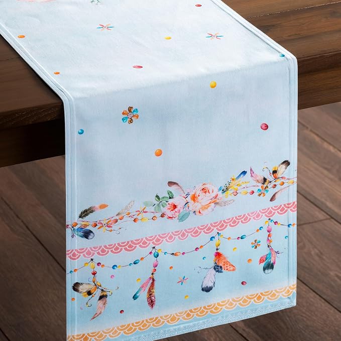Maison d' Hermine Table Runner 100% Cotton 14.50" x 72" | Table Runners 72 - Image 9